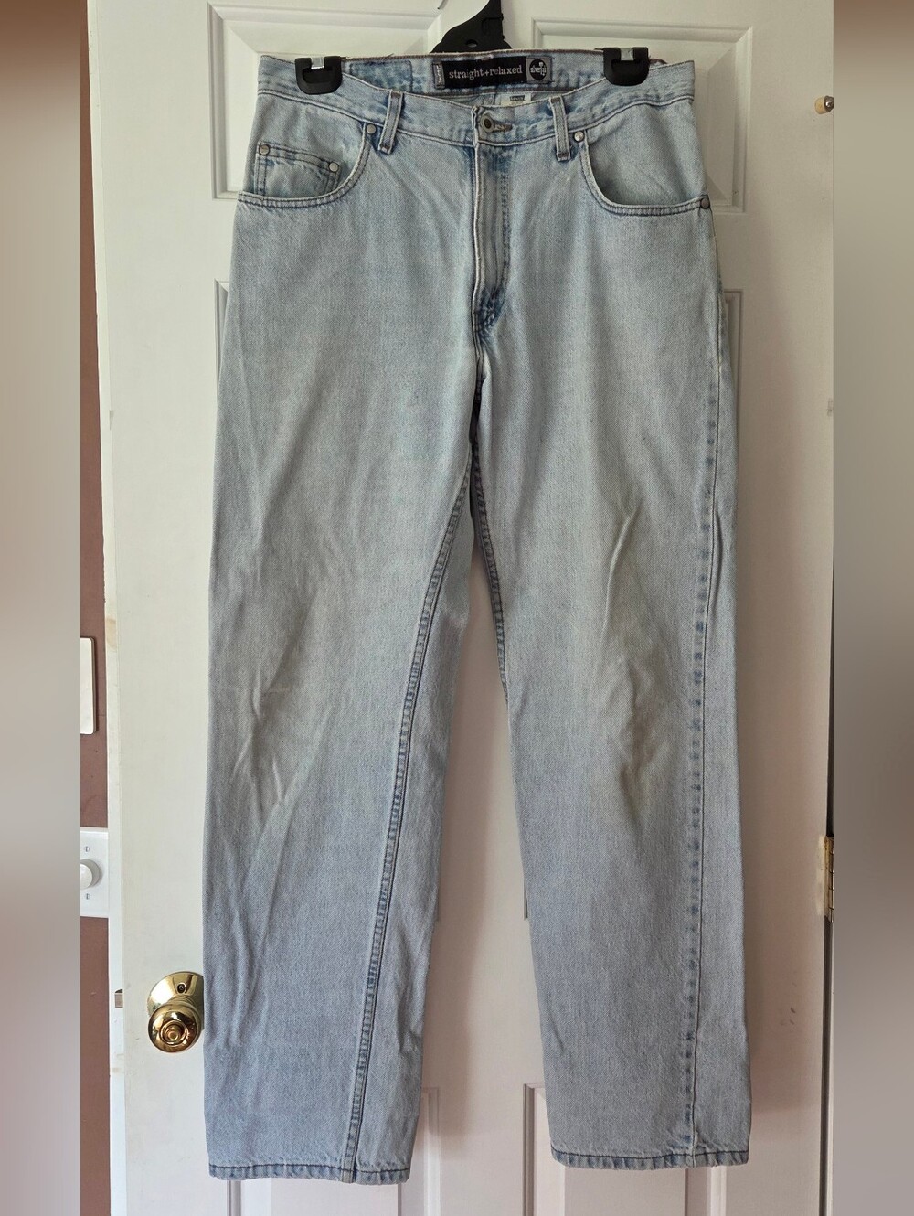 Levi's Vintage Men's silverTab Jeans Light Wash Straight Relaxed Fit Size W33L34